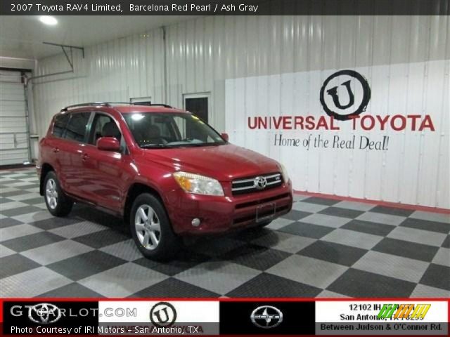2007 Toyota RAV4 Limited in Barcelona Red Pearl
