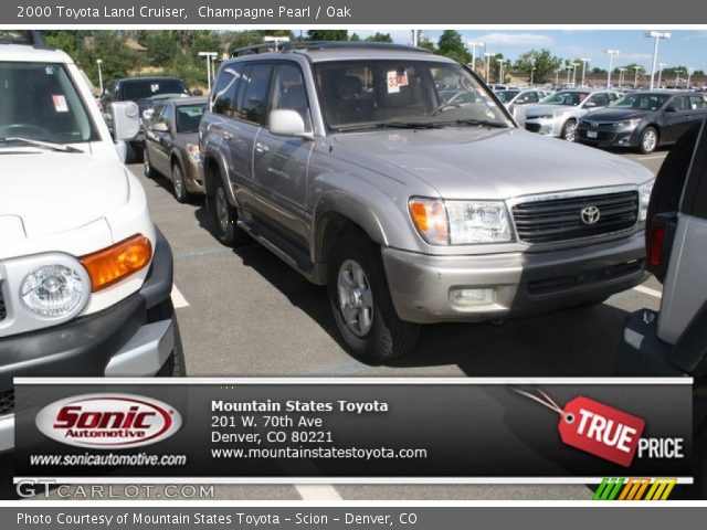 2000 Toyota Land Cruiser  in Champagne Pearl