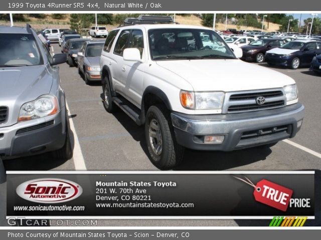1999 Toyota 4Runner SR5 4x4 in Natural White