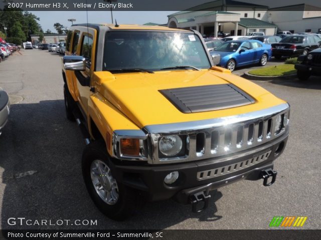 2007 Hummer H3 X in Yellow