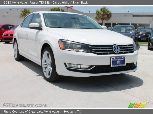 2013 Volkswagen Passat TDI SEL in Candy White