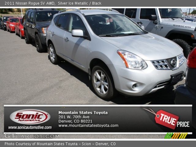 2011 Nissan Rogue SV AWD in Silver Ice Metallic