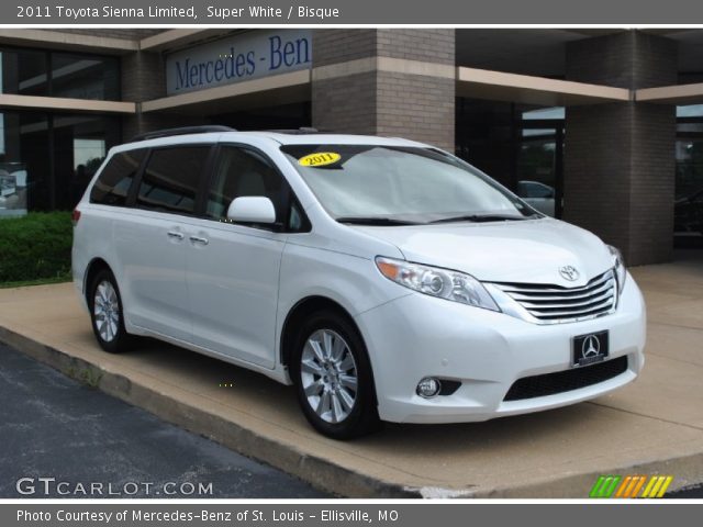 2011 Toyota Sienna Limited in Super White