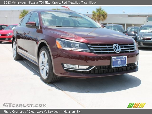 2013 Volkswagen Passat TDI SEL in Opera Red Metallic