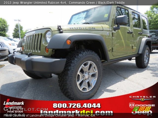 2013 Jeep Wrangler Unlimited Rubicon 4x4 in Commando Green