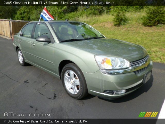 2005 Chevrolet Malibu LT V6 Sedan in Silver Green Metallic