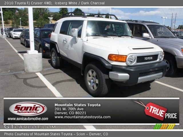 2010 Toyota FJ Cruiser 4WD in Iceberg White