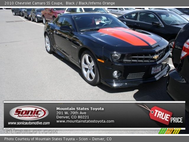 2010 Chevrolet Camaro SS Coupe in Black