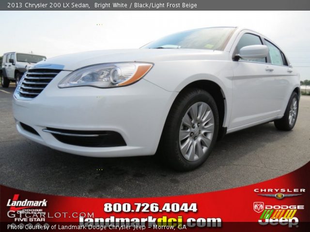 2013 Chrysler 200 LX Sedan in Bright White