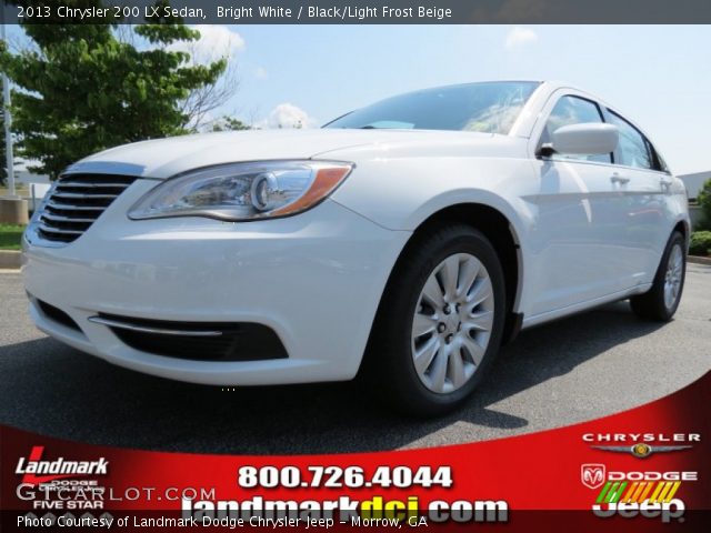 2013 Chrysler 200 LX Sedan in Bright White