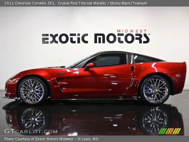 2011 Chevrolet Corvette ZR1 in Crystal Red Tintcoat Metallic