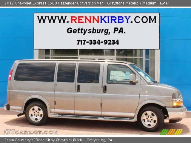 2012 Chevrolet Express 1500 Passenger Conversion Van in Graystone Metallic