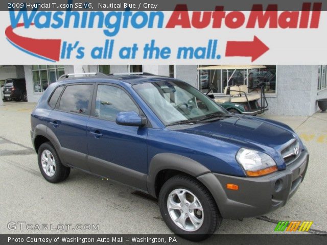 2009 Hyundai Tucson SE V6 in Nautical Blue