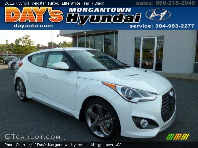 2013 Hyundai Veloster Turbo in Elite White Pearl