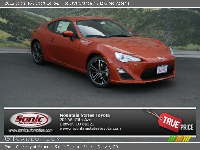 2013 Scion FR-S Sport Coupe in Hot Lava Orange