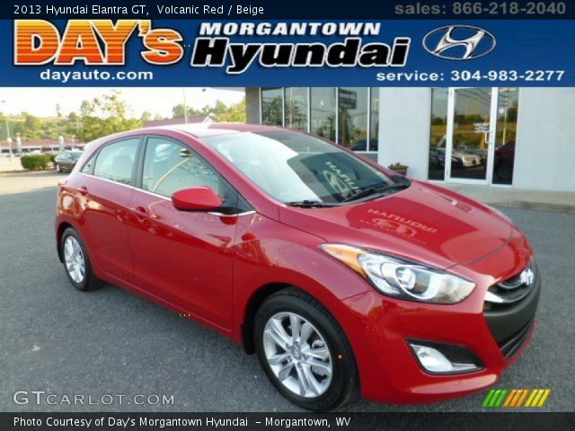 2013 Hyundai Elantra GT in Volcanic Red