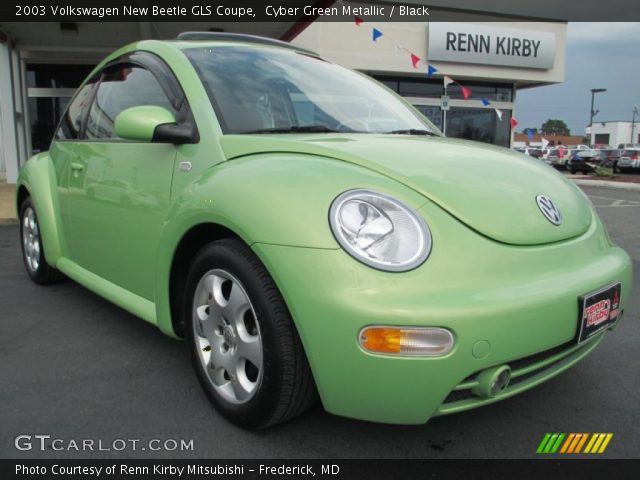 2003 Volkswagen New Beetle GLS Coupe in Cyber Green Metallic