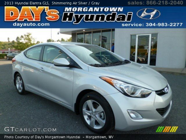 2013 Hyundai Elantra GLS in Shimmering Air Silver
