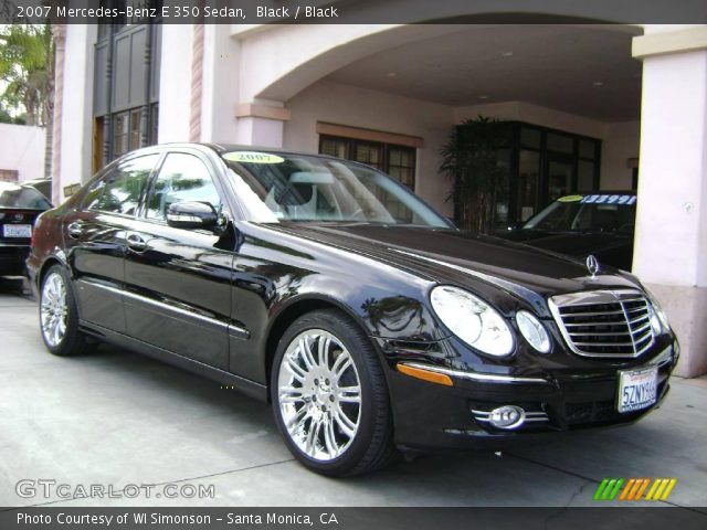 2007 Mercedes-Benz E 350 Sedan in Black