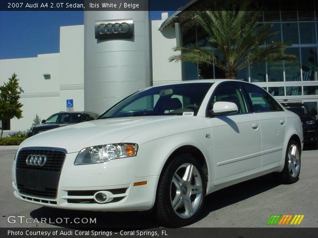 2007 Audi A4 2.0T Sedan in Ibis White