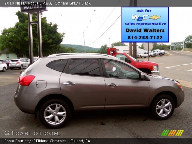 2010 Nissan Rogue S AWD in Gotham Gray