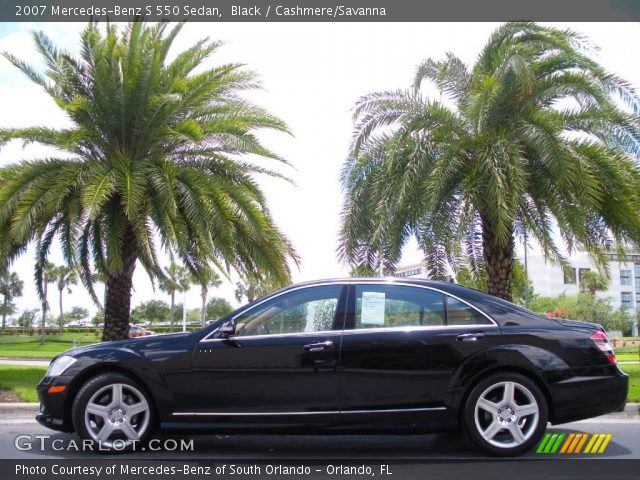 2007 Mercedes-Benz S 550 Sedan in Black