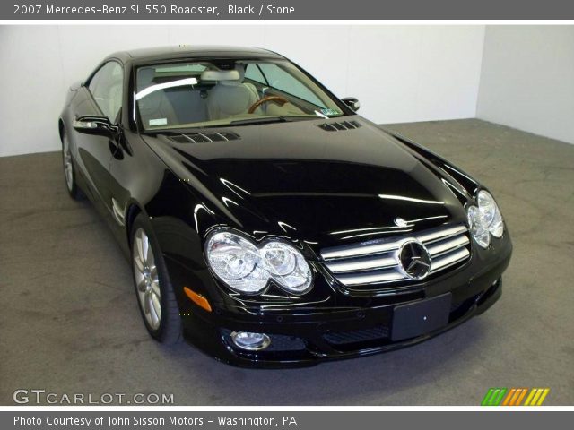 2007 Mercedes-Benz SL 550 Roadster in Black