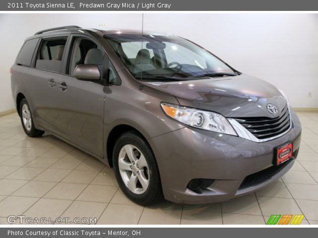 2011 Toyota Sienna LE in Predawn Gray Mica