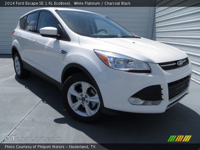 2014 Ford Escape SE 1.6L EcoBoost in White Platinum