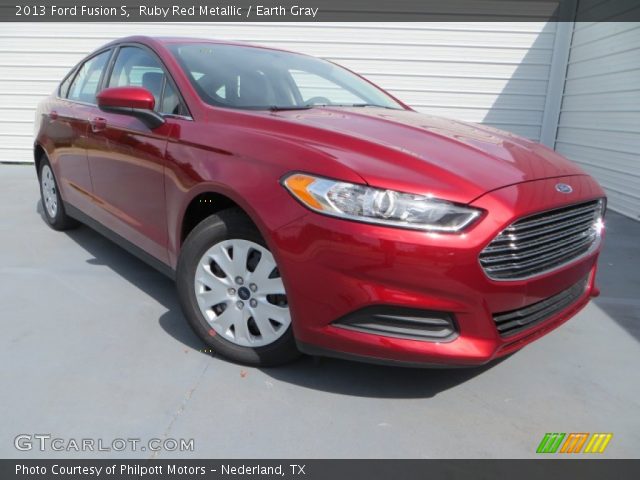 2013 Ford Fusion S in Ruby Red Metallic