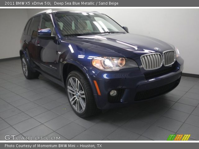 2011 BMW X5 xDrive 50i in Deep Sea Blue Metallic