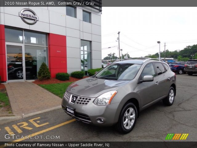 2010 Nissan Rogue SL AWD in Gotham Gray
