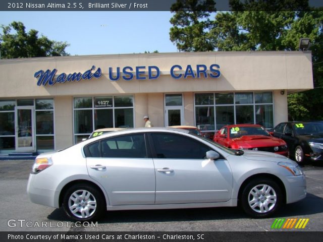 2012 Nissan Altima 2.5 S in Brilliant Silver