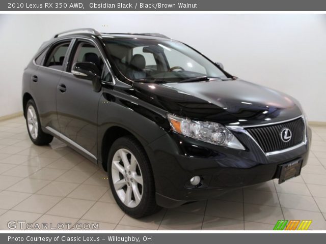2010 Lexus RX 350 AWD in Obsidian Black