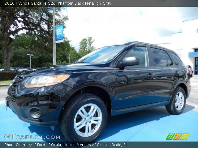 2010 Hyundai Santa Fe GLS in Phantom Black Metallic