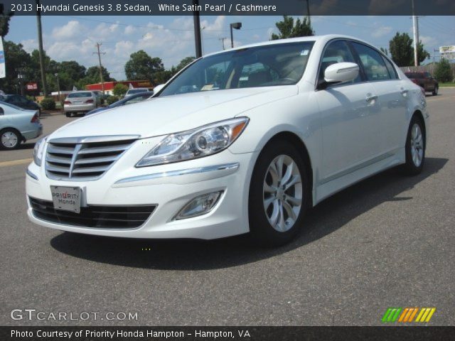 2013 Hyundai Genesis 3.8 Sedan in White Satin Pearl