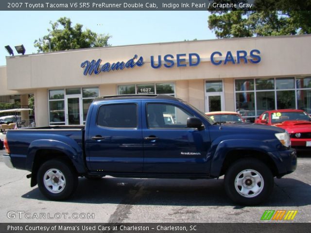 2007 Toyota Tacoma V6 SR5 PreRunner Double Cab in Indigo Ink Pearl