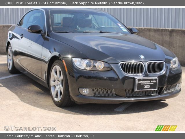 2008 BMW 3 Series 335i Convertible in Black Sapphire Metallic