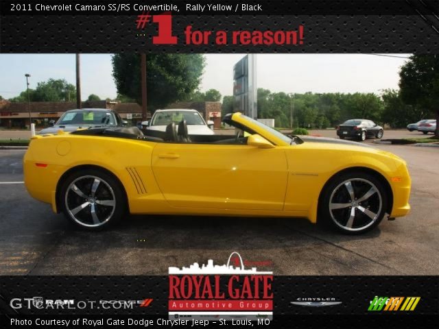 2011 Chevrolet Camaro SS/RS Convertible in Rally Yellow