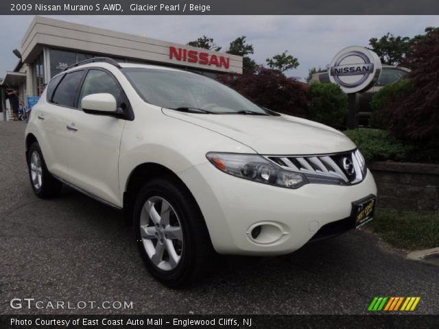 2009 Nissan Murano S AWD in Glacier Pearl