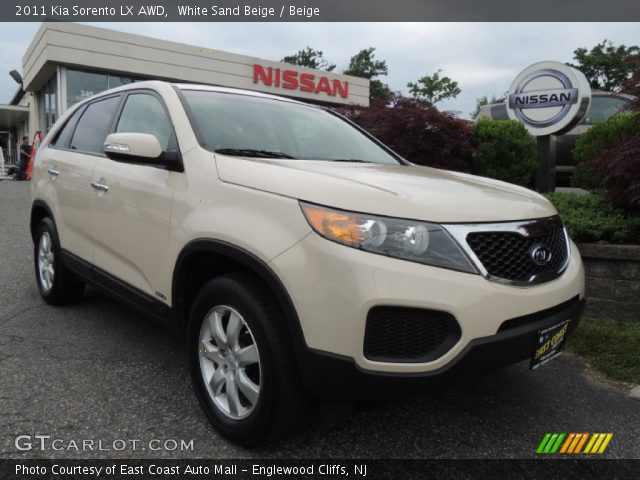 2011 Kia Sorento LX AWD in White Sand Beige