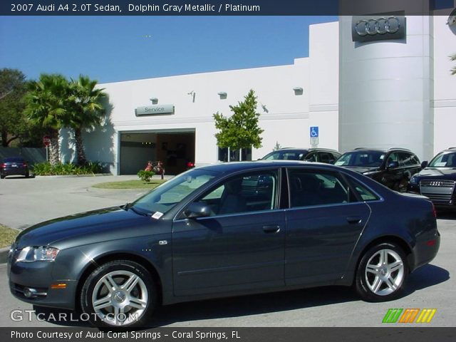 2007 Audi A4 2.0T Sedan in Dolphin Gray Metallic