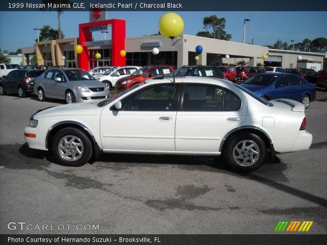 1999 Nissan Maxima GLE in Icelandic Pearl