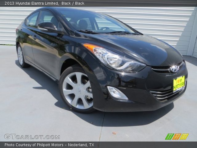 2013 Hyundai Elantra Limited in Black