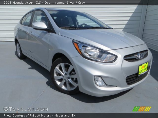 2013 Hyundai Accent GLS 4 Door in Ironman Silver