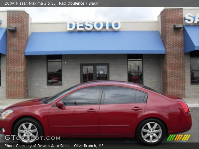 2004 Nissan Maxima 3.5 SL in Red Opulence