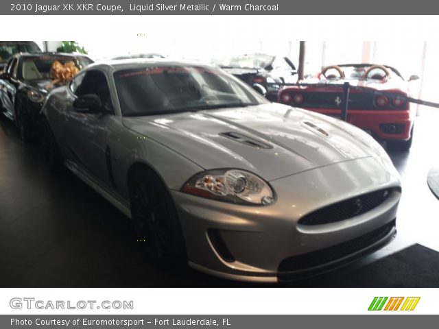 2010 Jaguar XK XKR Coupe in Liquid Silver Metallic