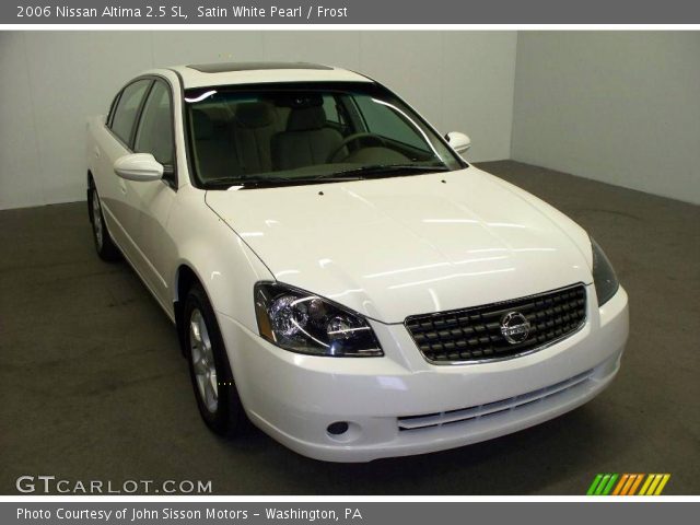 2006 Nissan Altima 2.5 SL in Satin White Pearl