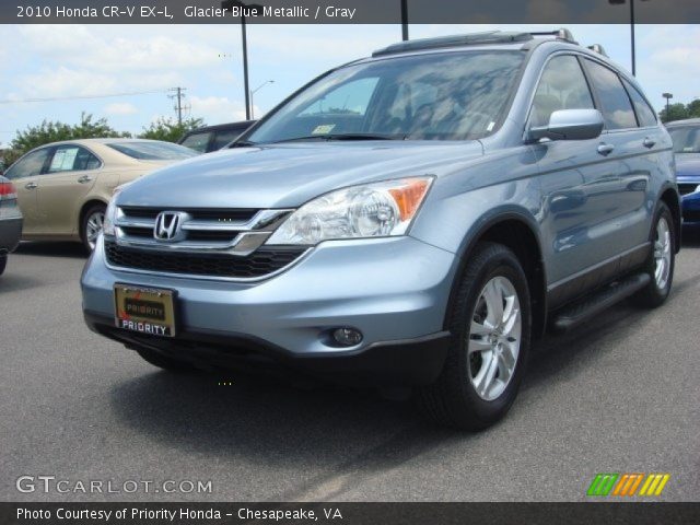 2010 Honda CR-V EX-L in Glacier Blue Metallic