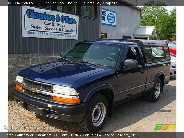 2003 Chevrolet S10 LS Regular Cab in Indigo Blue Metallic